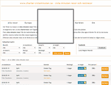 Tablet Screenshot of charter-sistaminuten.se